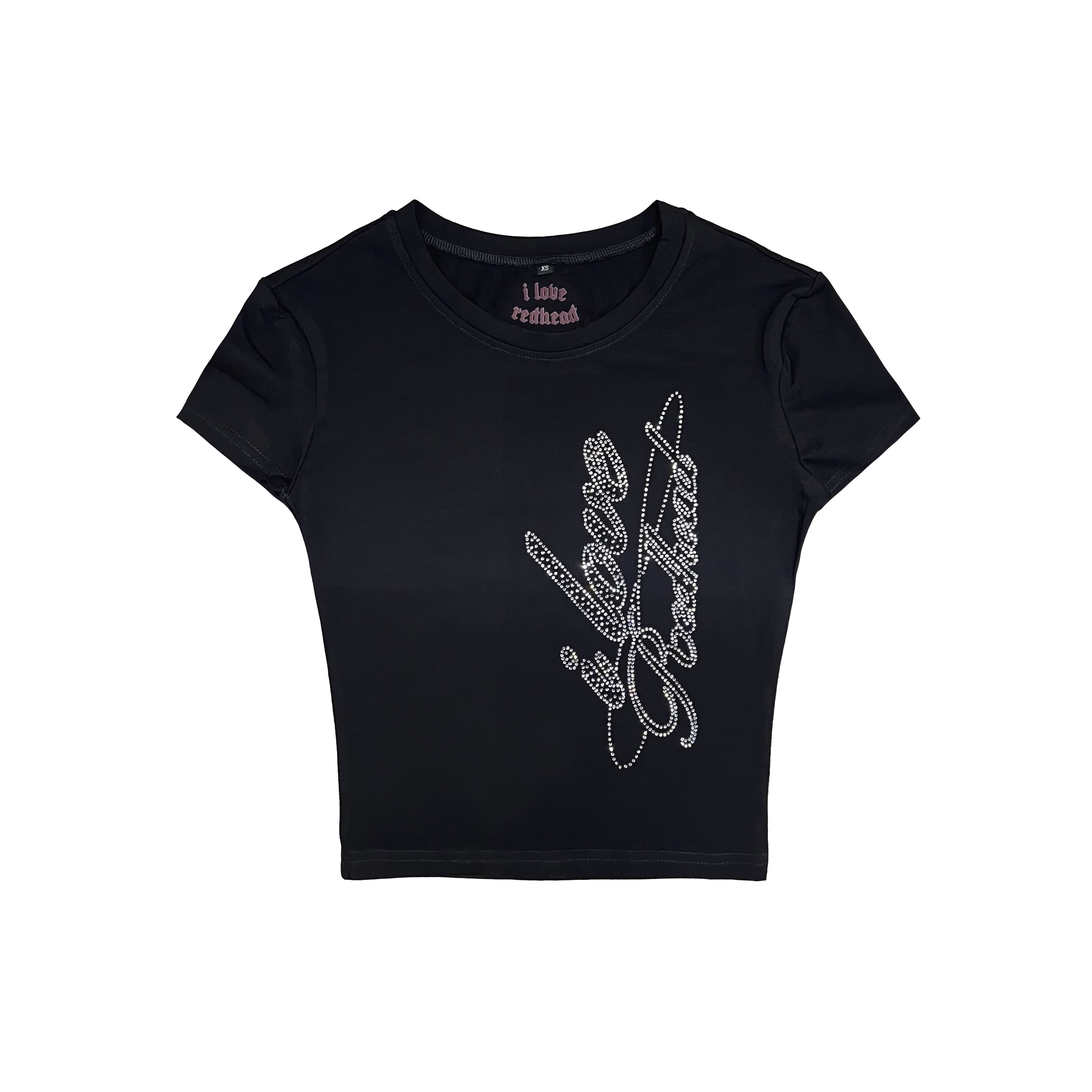 T-SHIRT "I <3REDHEAD" BLACK