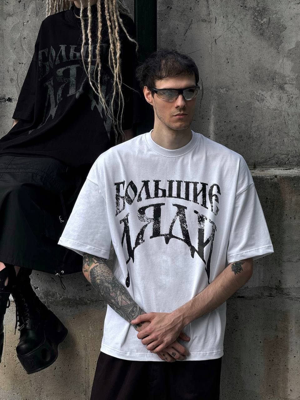 T-SHIRT "БОЛЬШИЕ ДЯДИ" WHITE
