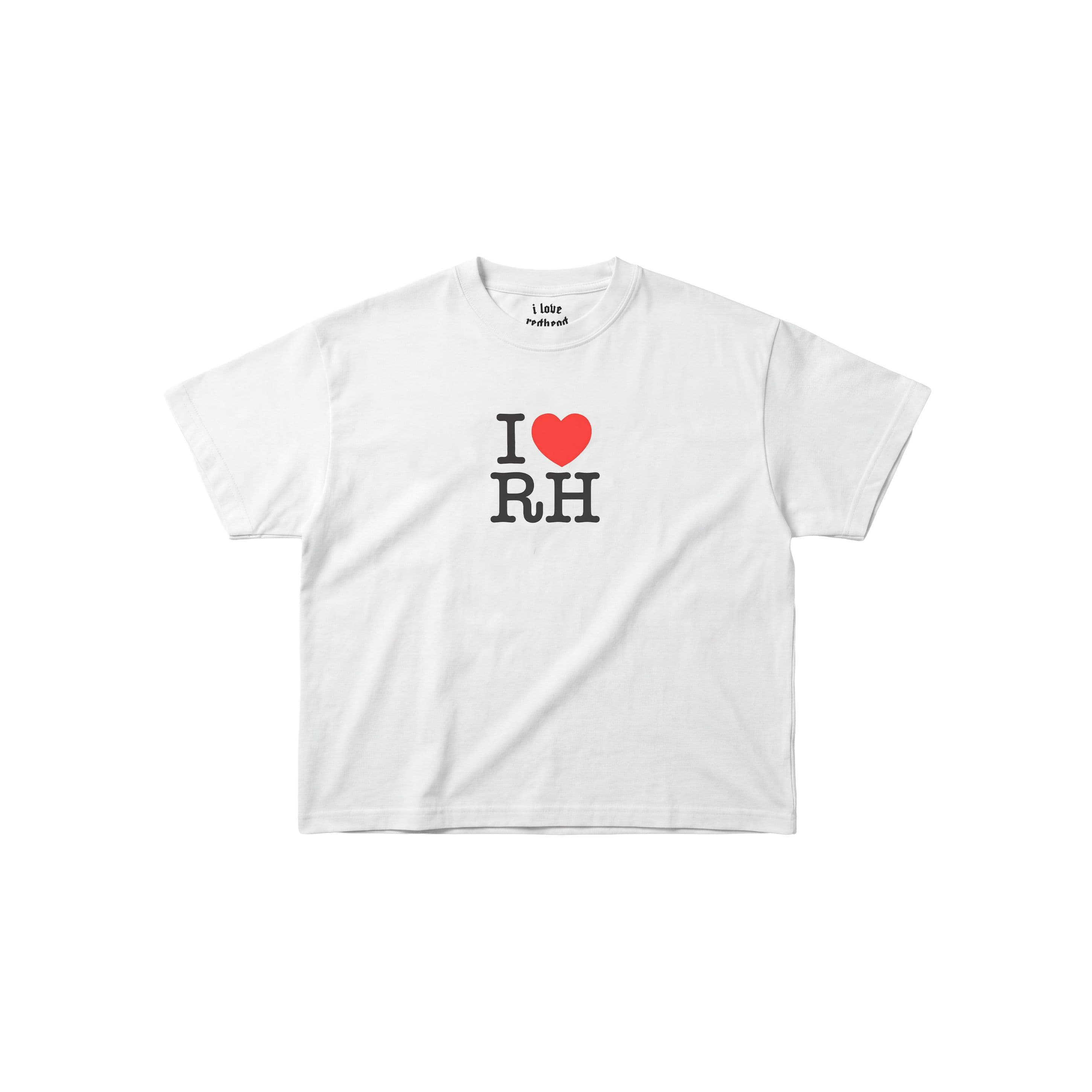 T-SHIRT "I LOVE REDHEAD" WHITE  