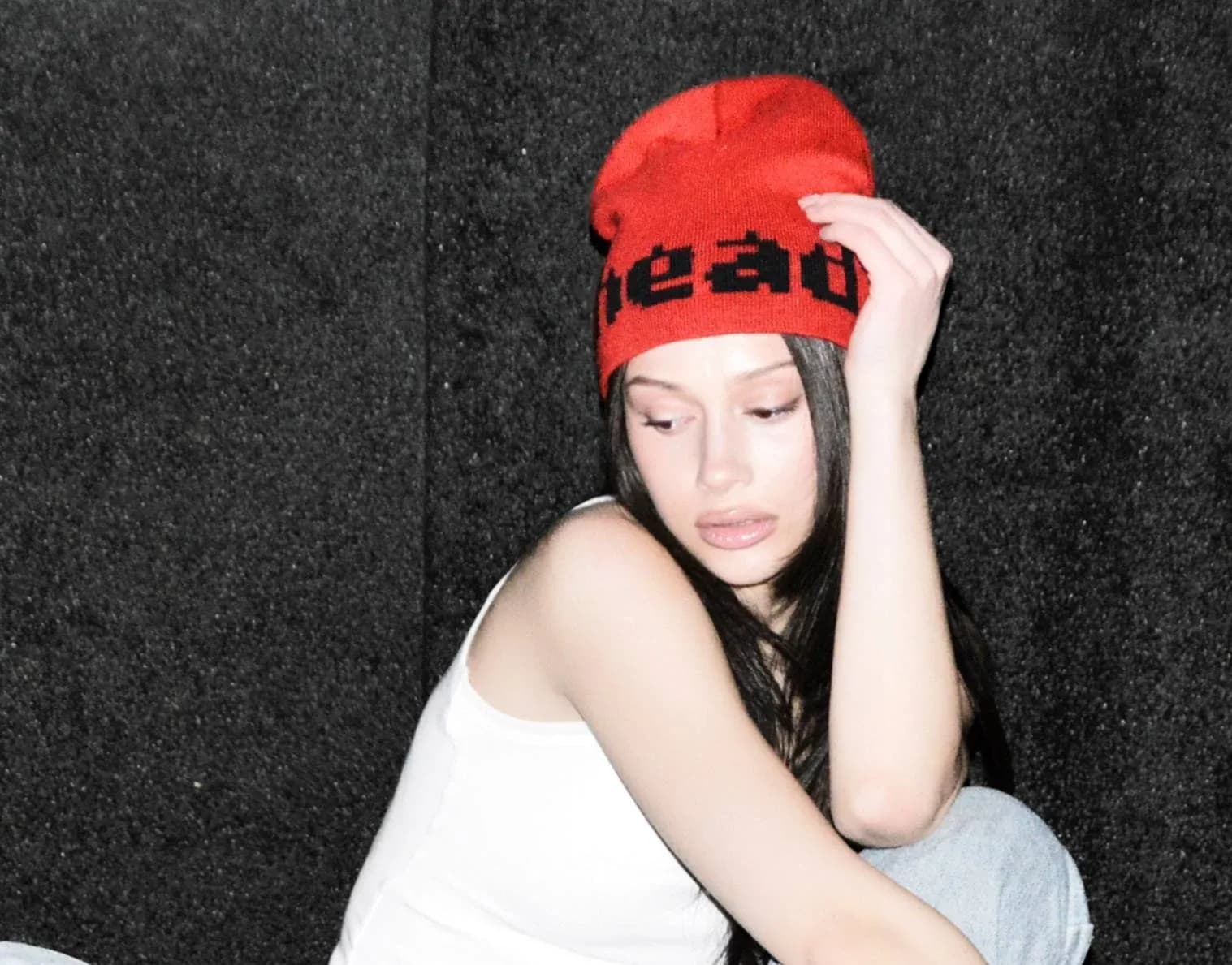 HAT "HEAD" RED