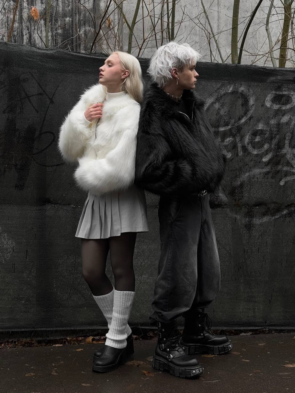 FUR COAT "ЙЕТТИ" BLACK