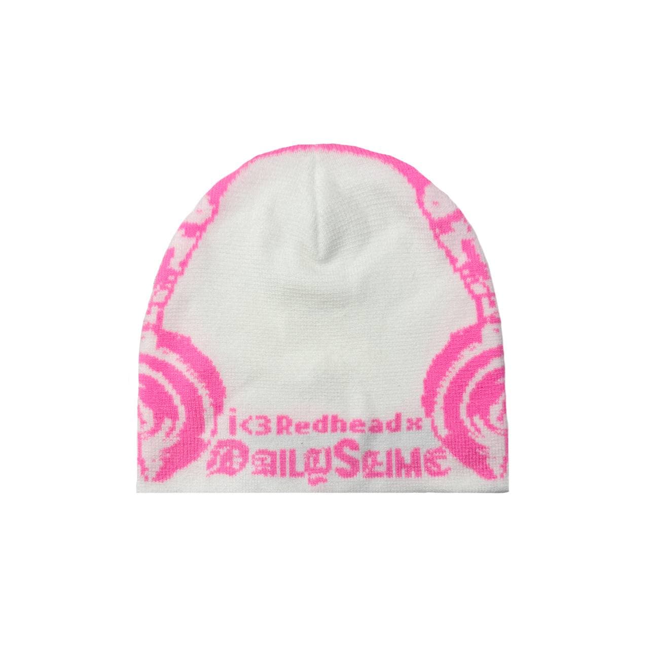 HAT REDHEAD X DAILY SLIME HEADPHONES WHITE-PINK