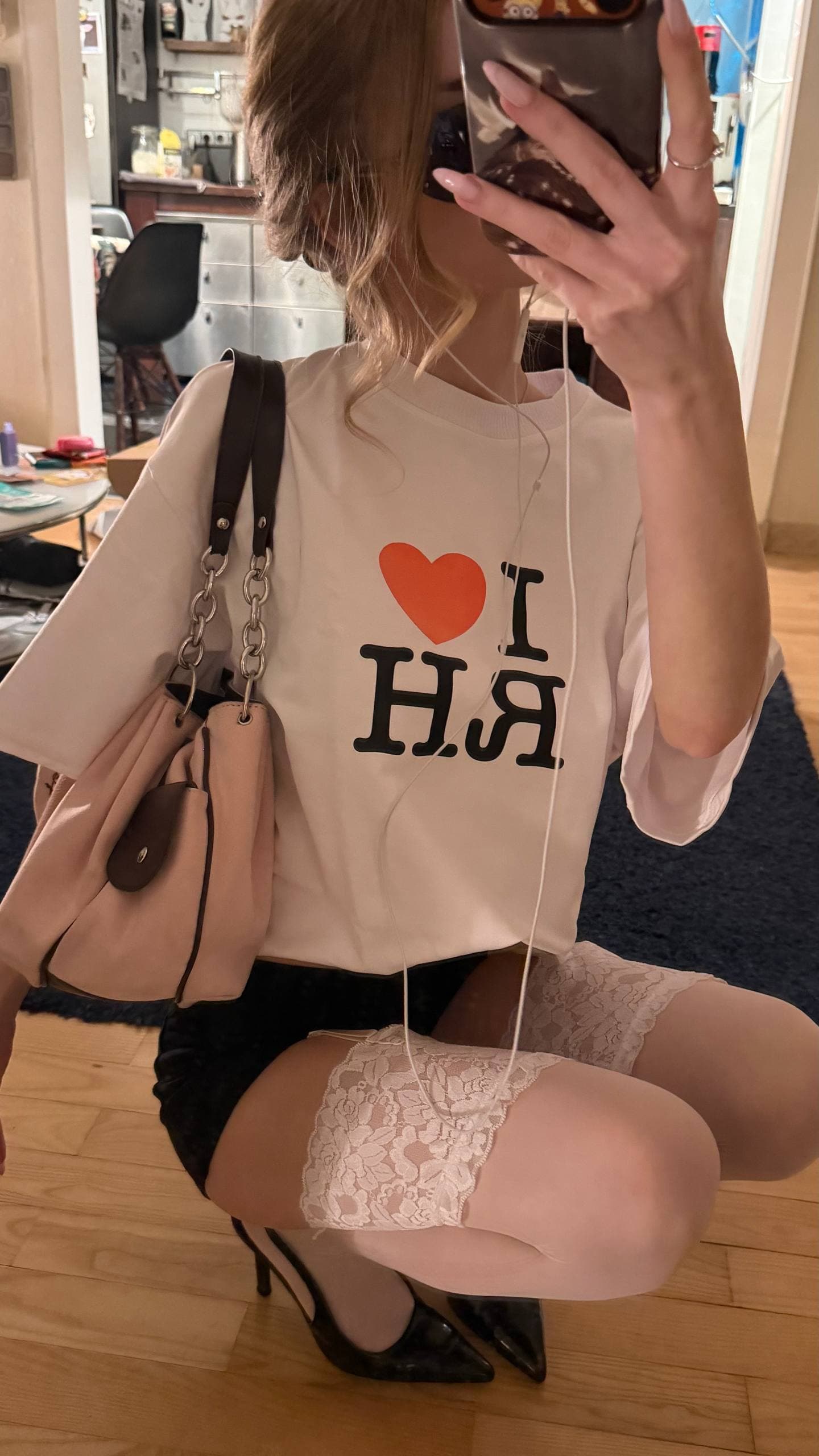 T-SHIRT "I LOVE REDHEAD" WHITE  