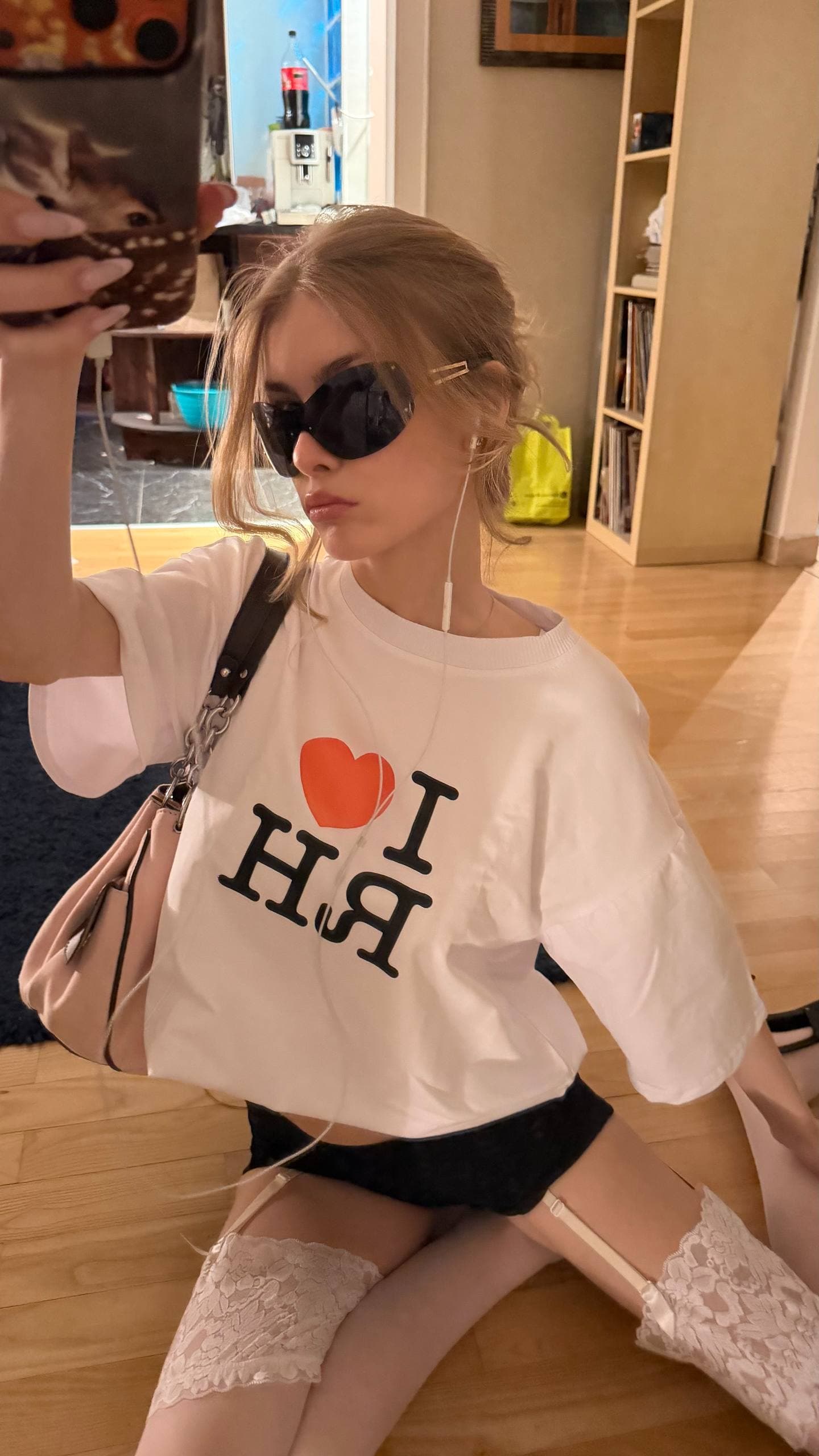 T-SHIRT "I LOVE REDHEAD" WHITE  