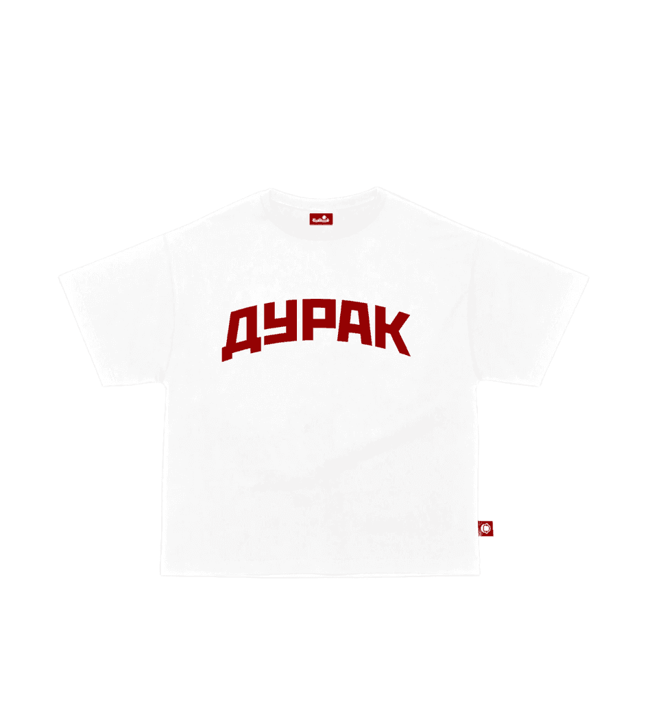 T-SHIRT "ДУРАК" WHITE