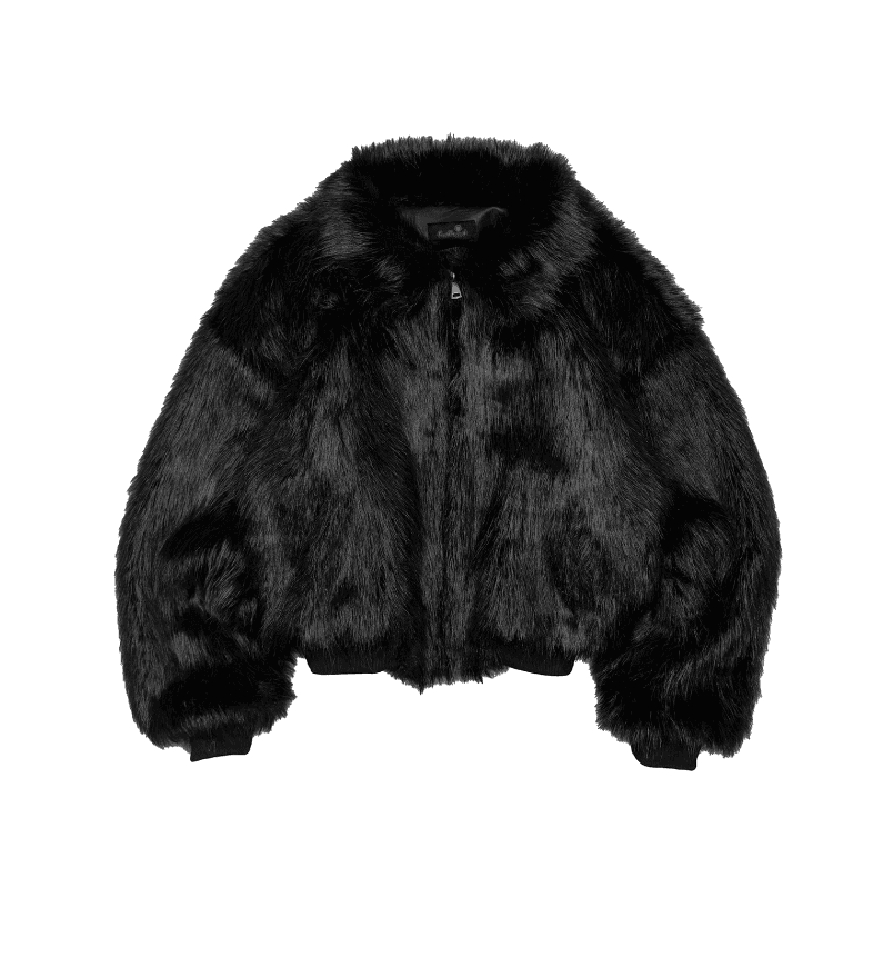 FUR COAT "ЙЕТТИ" BLACK