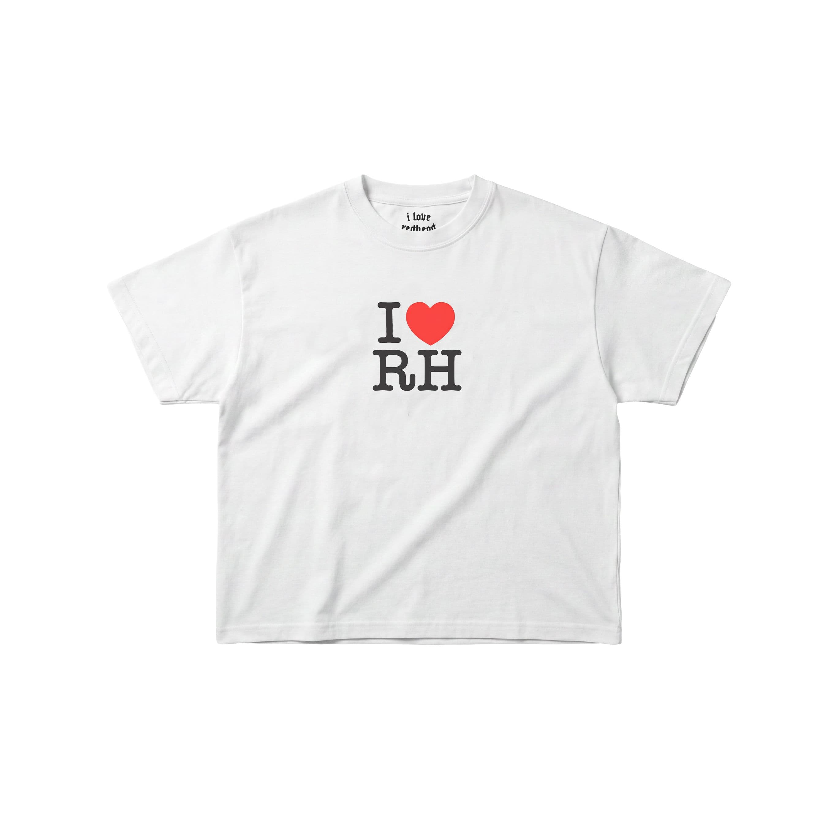 T-SHIRT "I LOVE REDHEAD" WHITE