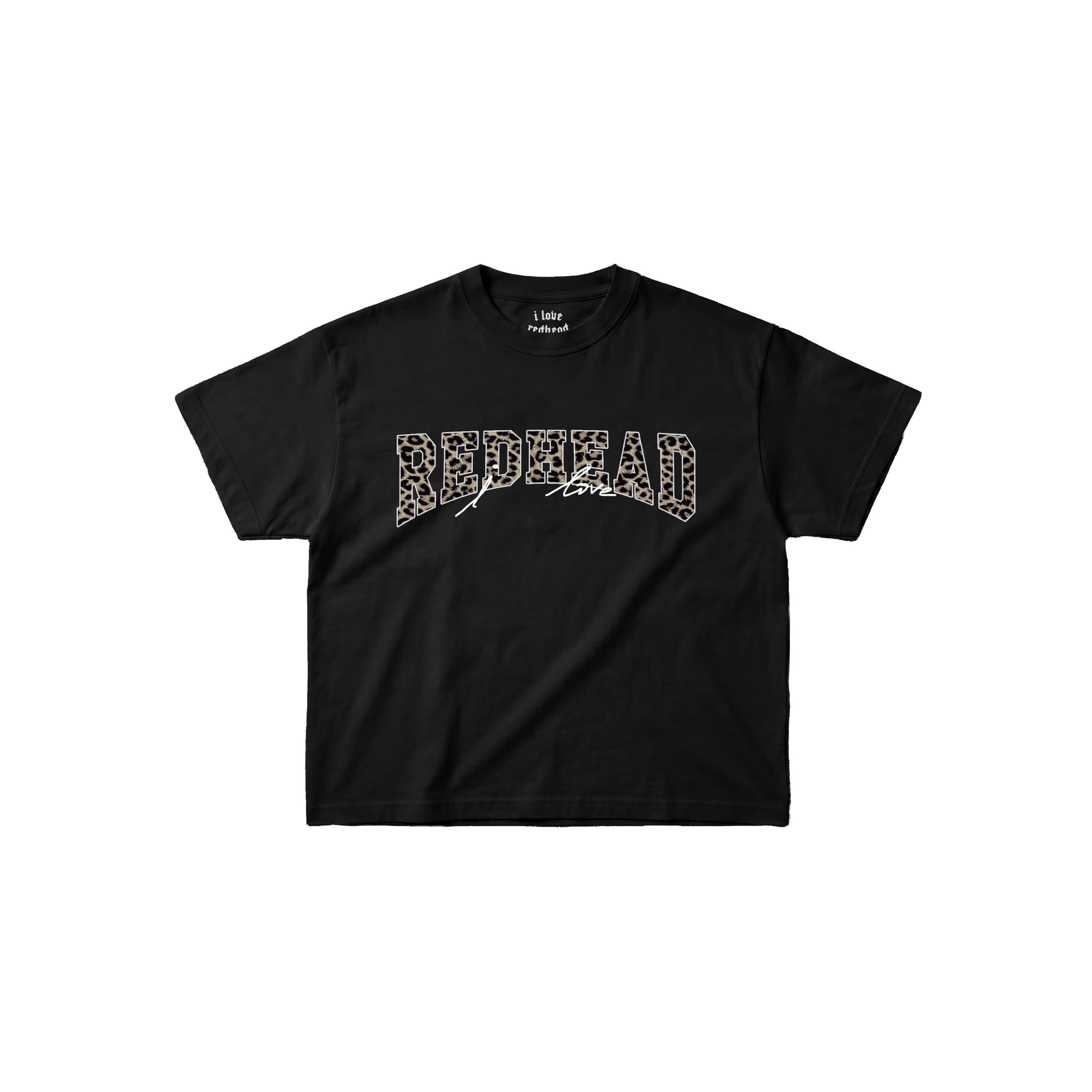T-SHIRT "I LOVE LEO" BLACK
