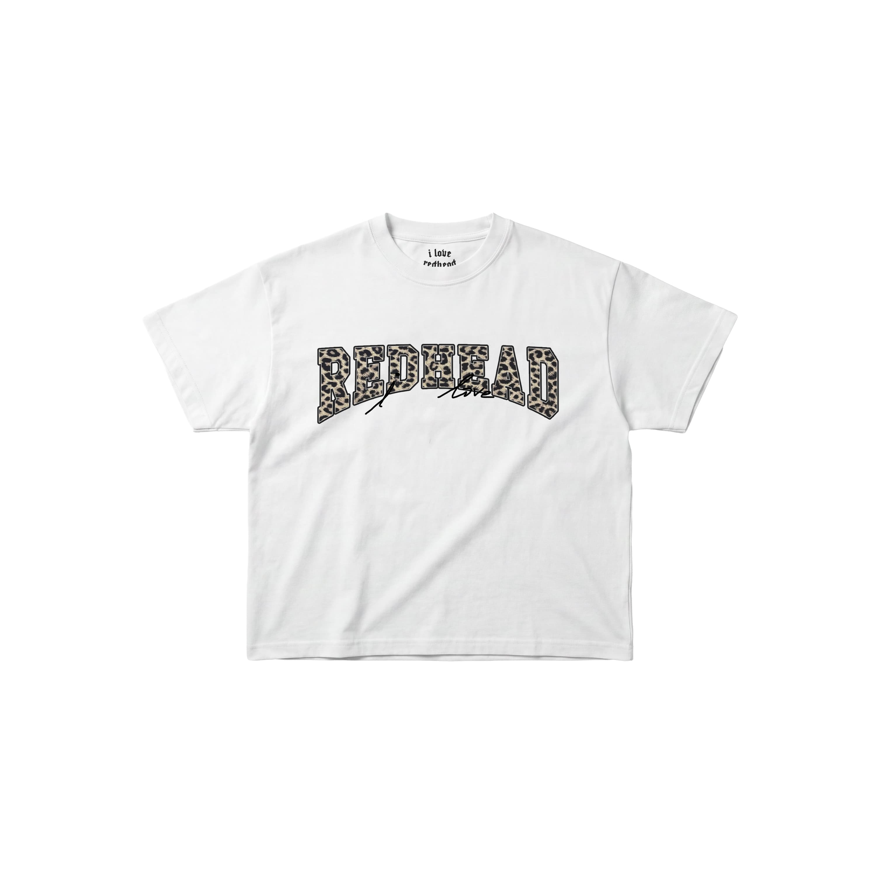 T-SHIRT "I LOVE LEO" WHITE